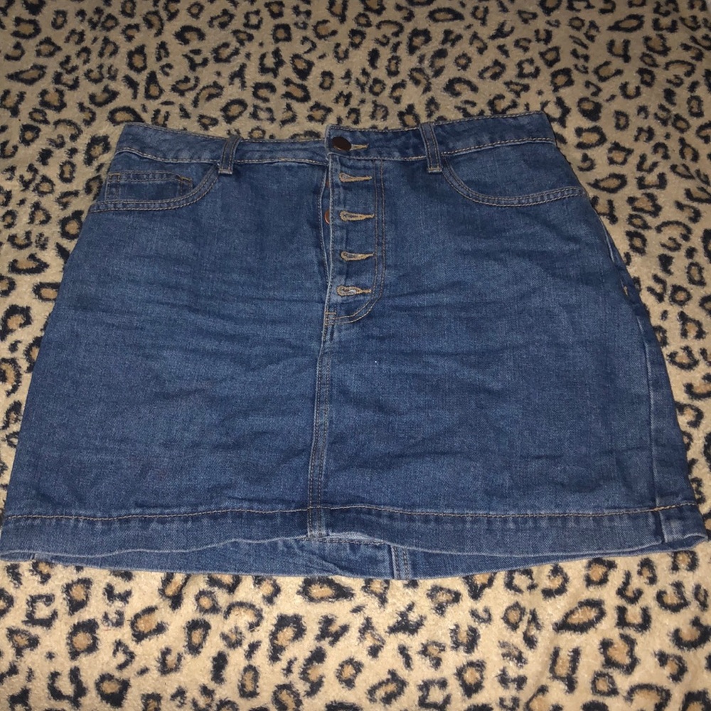 Jeans skirt 🌈